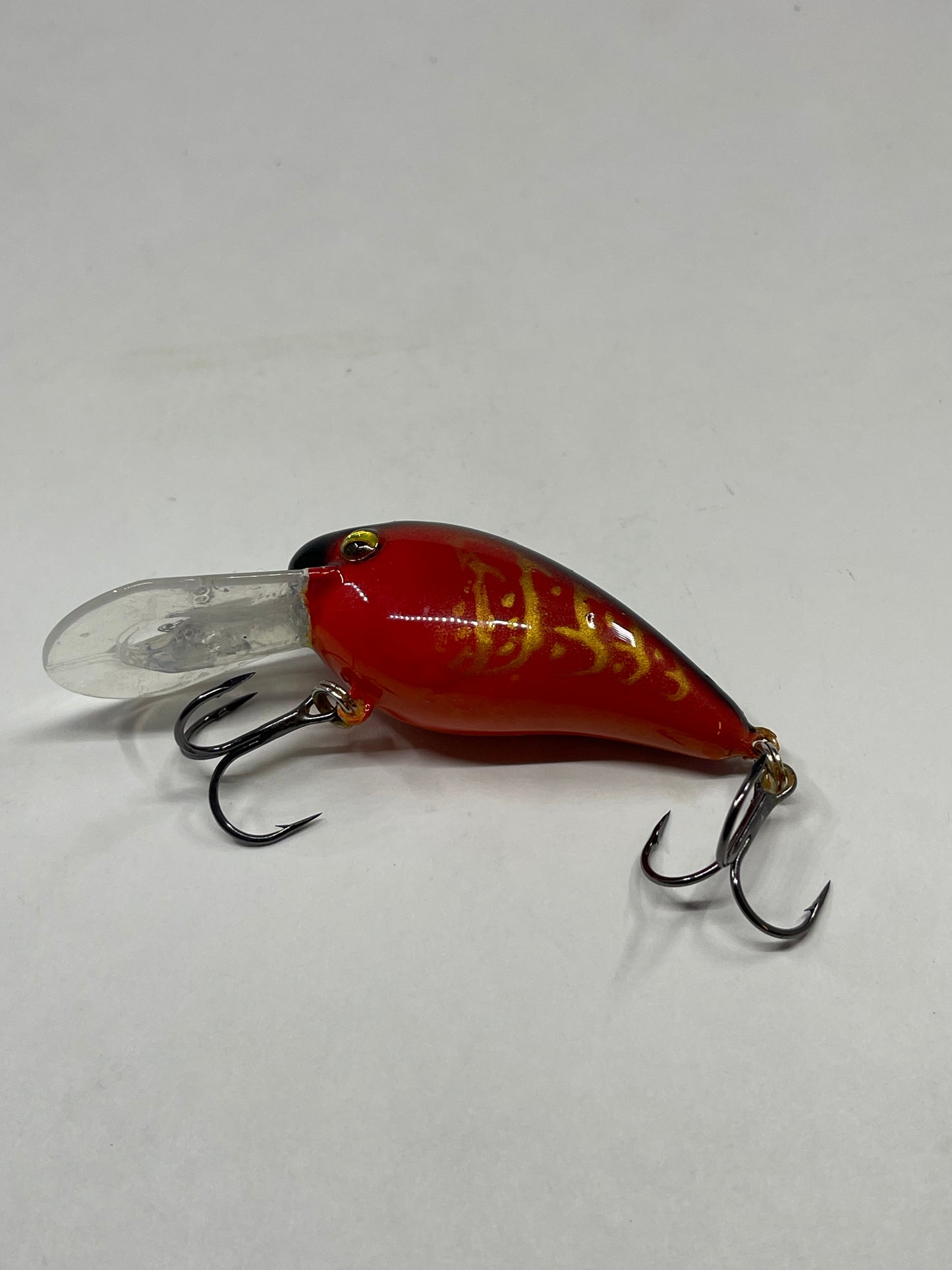 Custom Painted Strike King Gravel Dawg 8 Rayburn Red