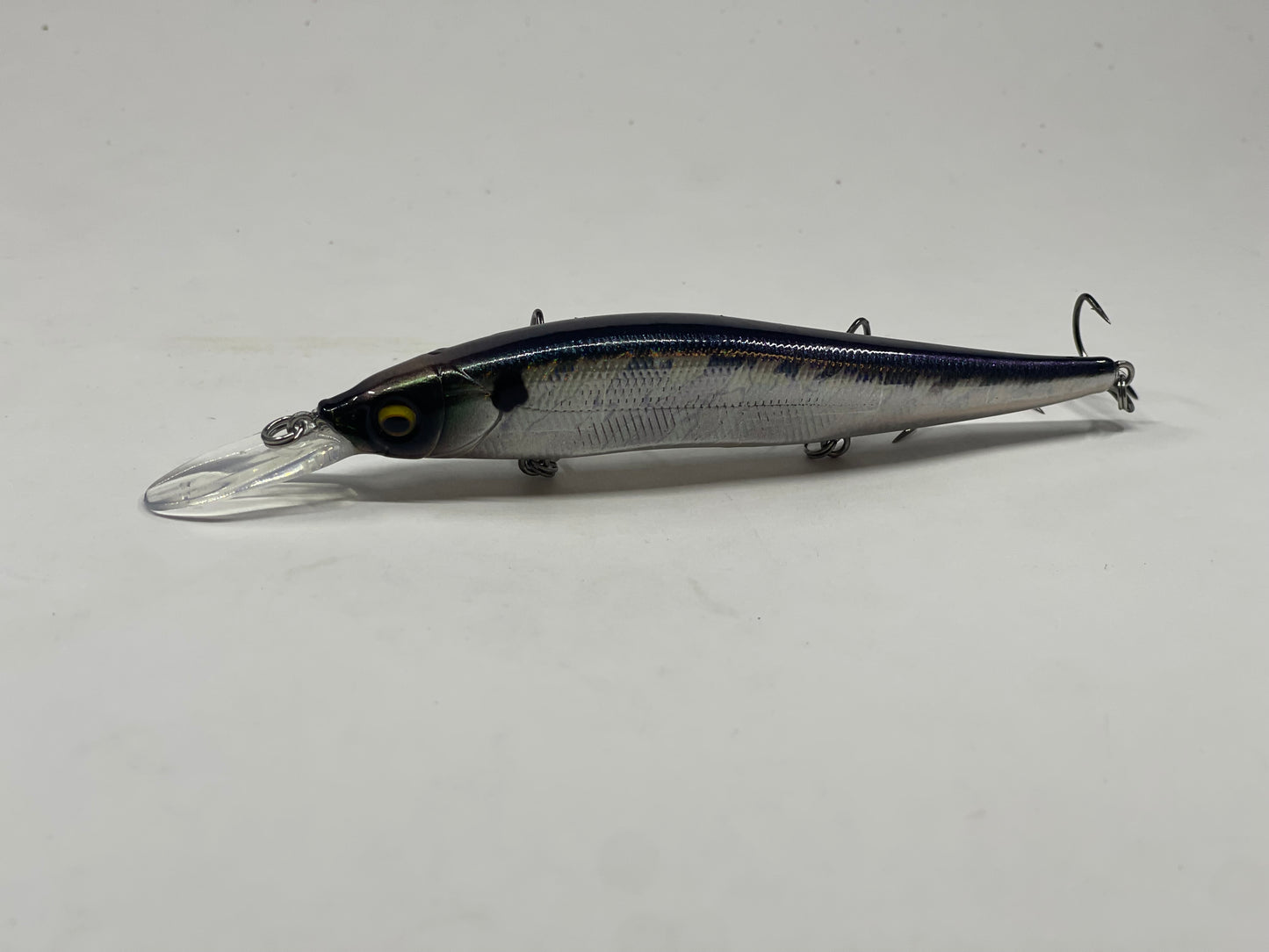 Custom Painted Tungsten 110 +1 Jerkbait Shift Shad