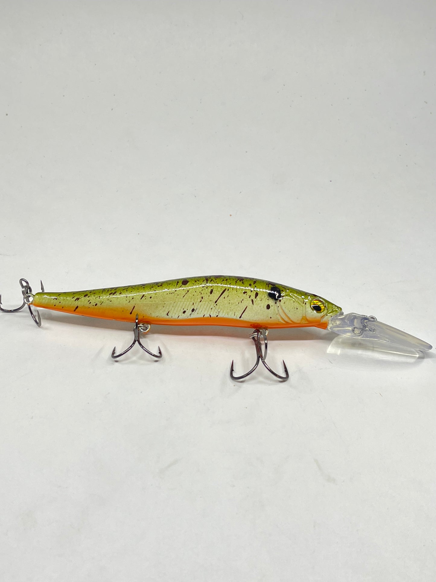 Custom Painted Tungsten 110 +2 Jerkbait Rootbeer