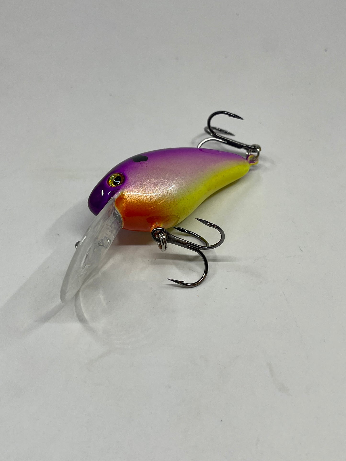Custom Painted Strike King Gravel Dawg 8 Royal Shad