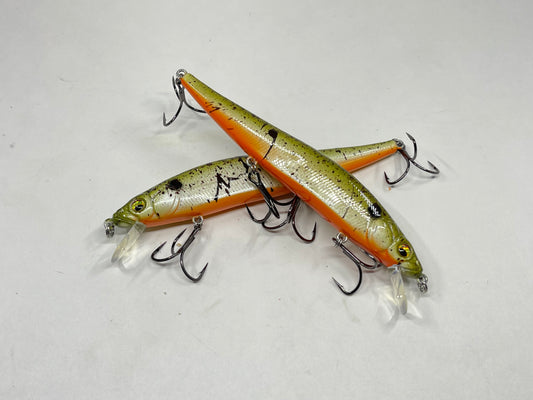 Custom Painted Tungsten 110 Jerkbait Rootbeer