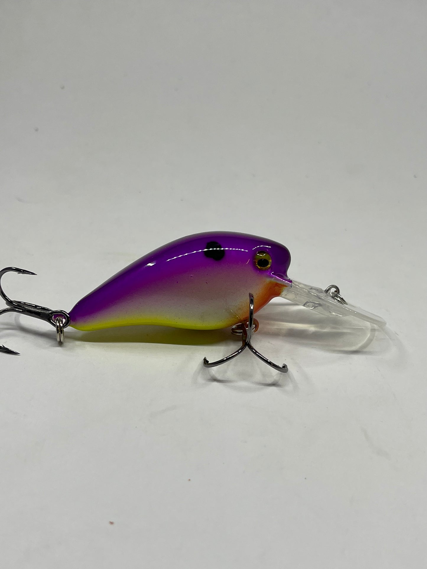 Custom Painted Strike King Gravel Dawg 8 Royal Shad