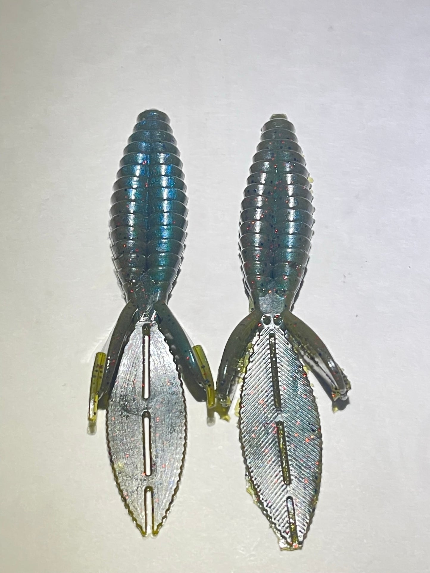 Hollywood's Beaver Blue Craw Red Flake 4.2"