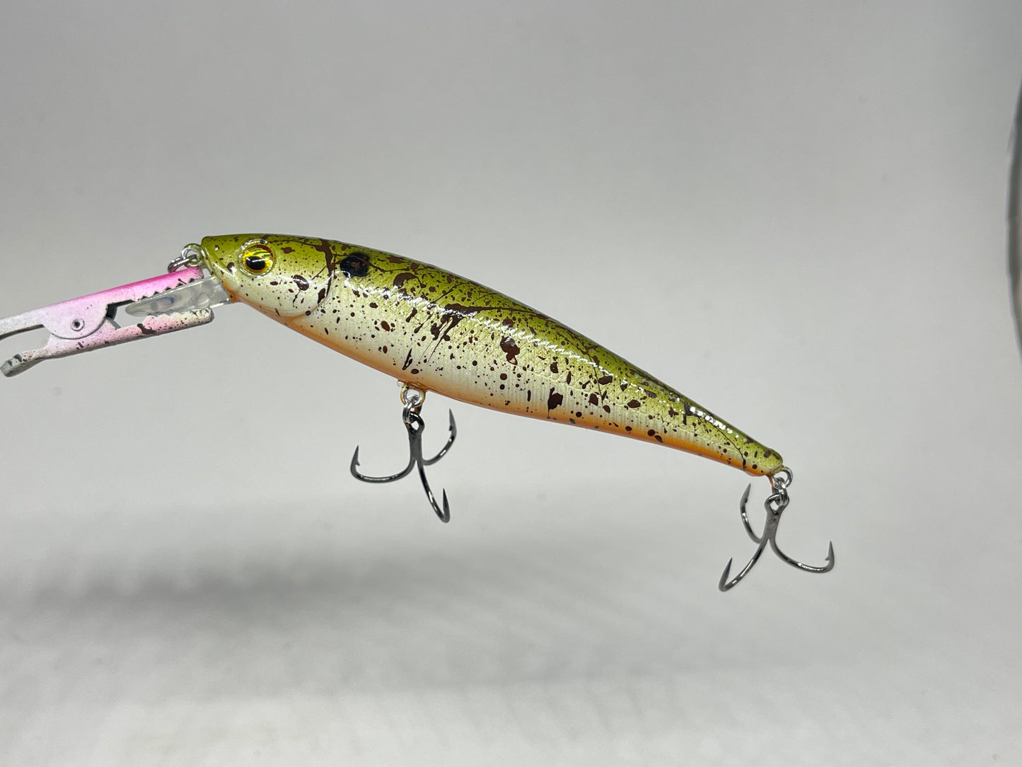 Custom Painted Lucky Craft Pointer 100 Jerkbait Rootbeer