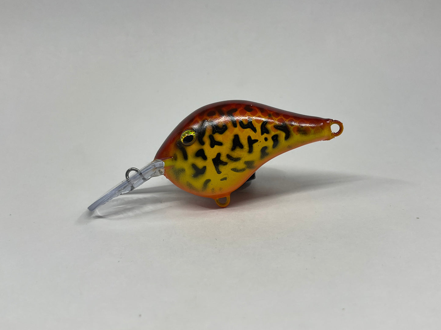 Custom Painted Rapala DT 6 Vintage Dark Crawdad