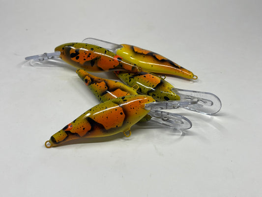 Custom Painted Rapala Shad Rap SR7 "Mater Craw"