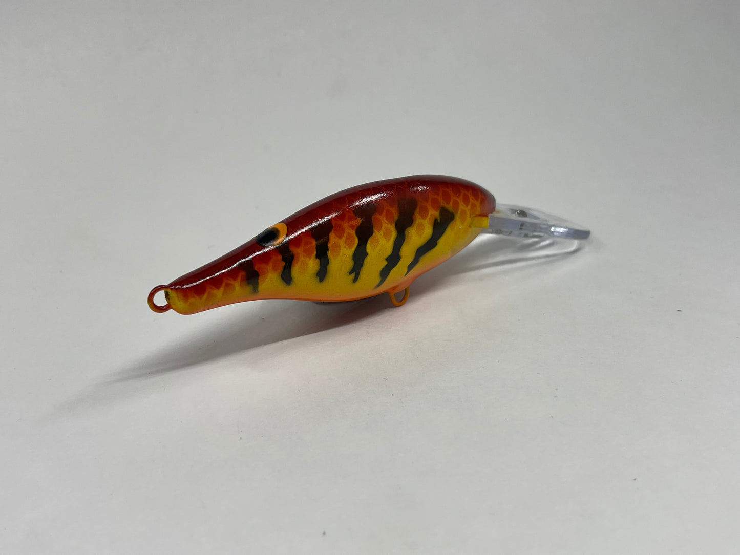 Custom Painted Original Rapala Shad Rap SR7 Vintage Dark Crawdad