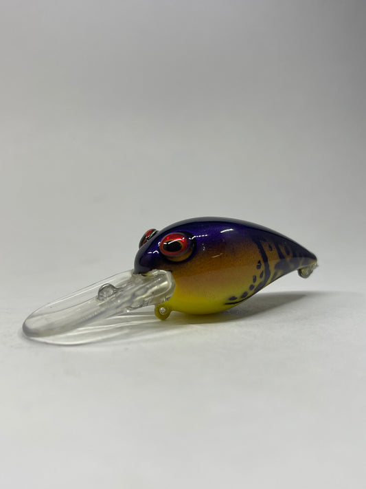 Custom Painted Wiggle Wart "Bruised Craw"